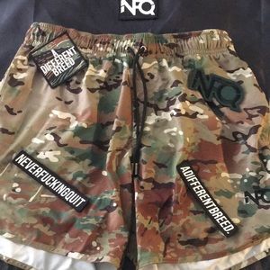 NFQ MULTICAM LARGE SHORTS (USED) $20
